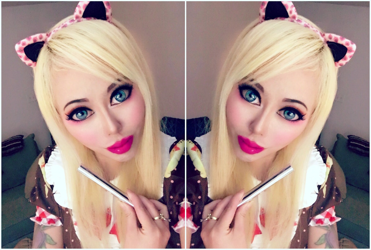 Model Ophelia Vanity Has Spent Over £15 000 To Look Like A Human Barbie Anime Doll Real