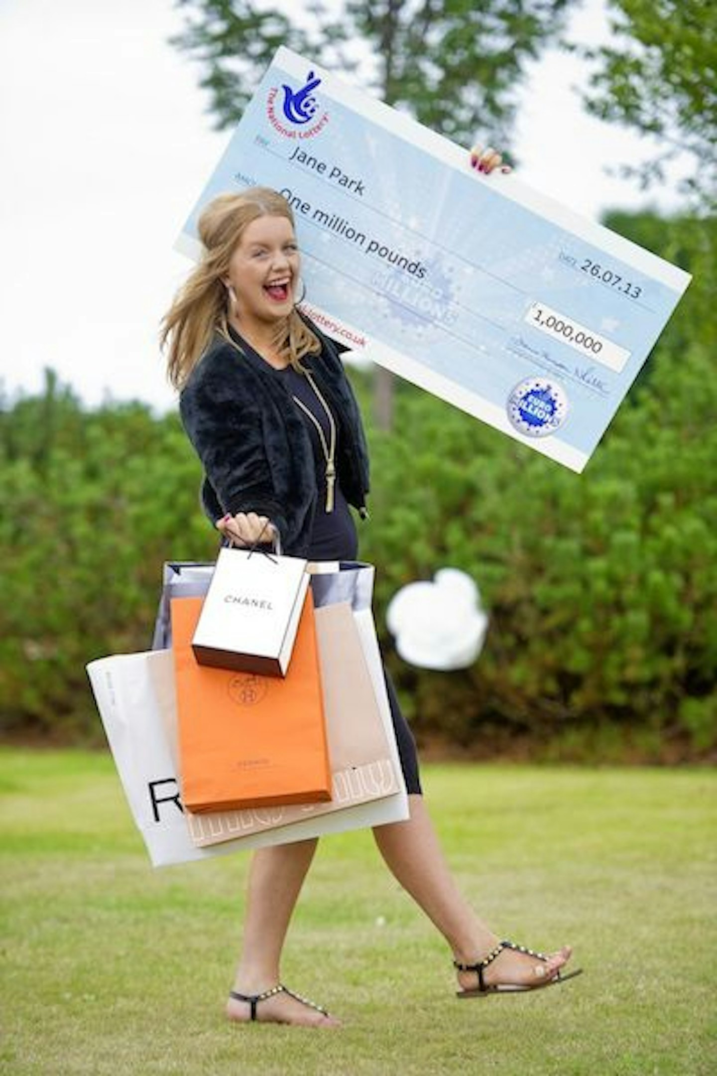 Jane Parks, the youngest ever Euromillions winner