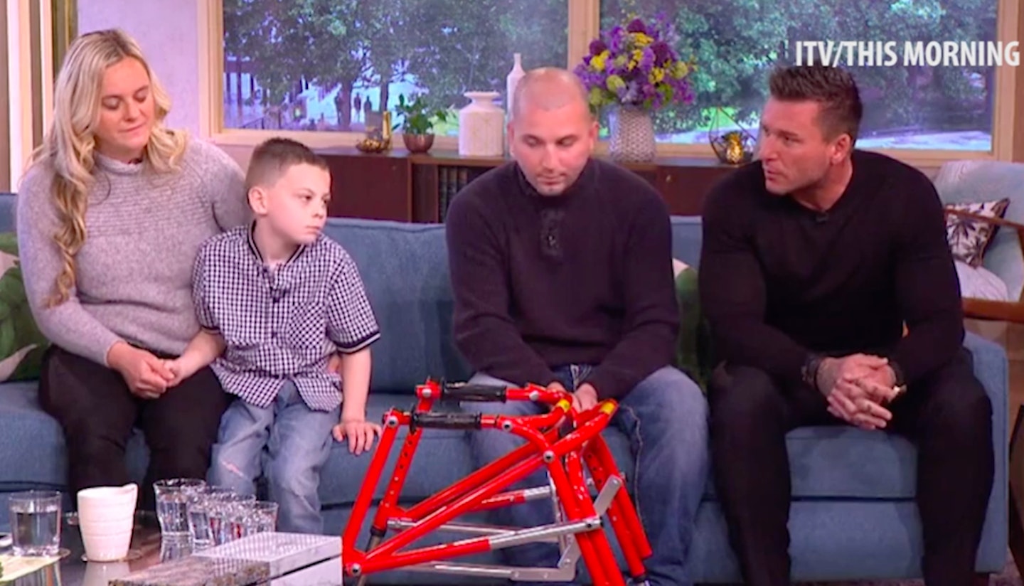 7-year-old-boy-harry-parker-cerebral-palsy-first-steps-operation-paid-glenn-tamplin