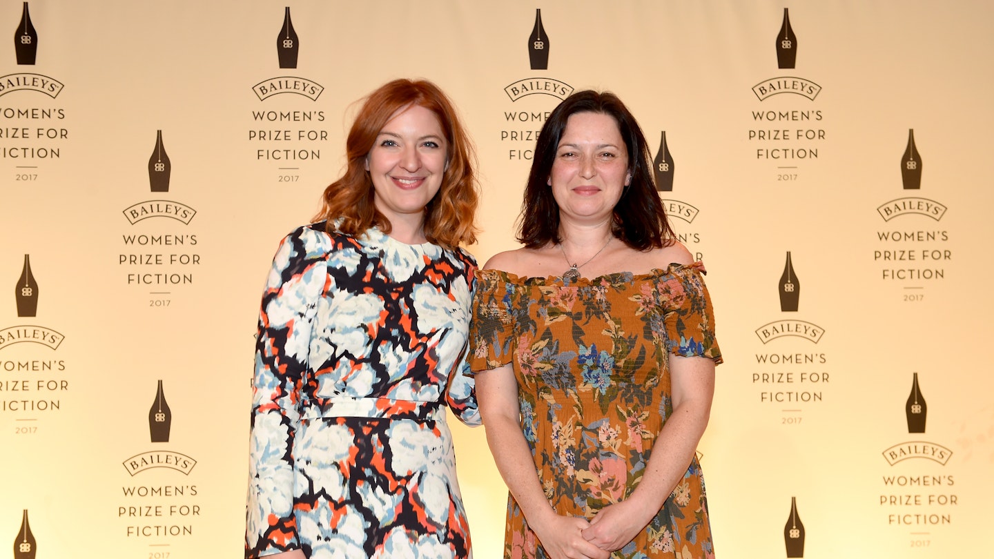 Grazia editor Natasha Pearlman with winner Georgina Roberts