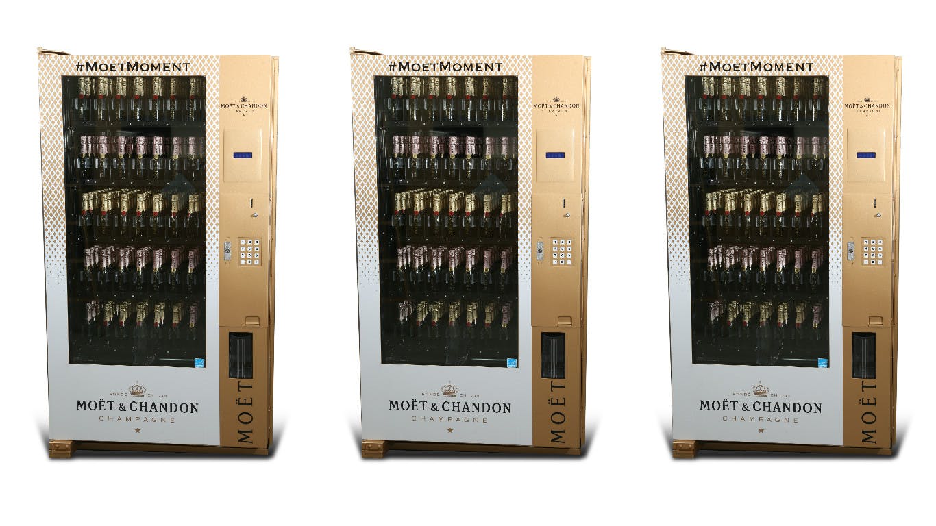 Champagne Vending Machines Are Coming To The UK Grazia