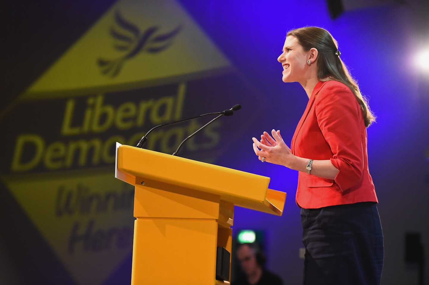 Jo Swinson at the Liberal Democrat party conference
