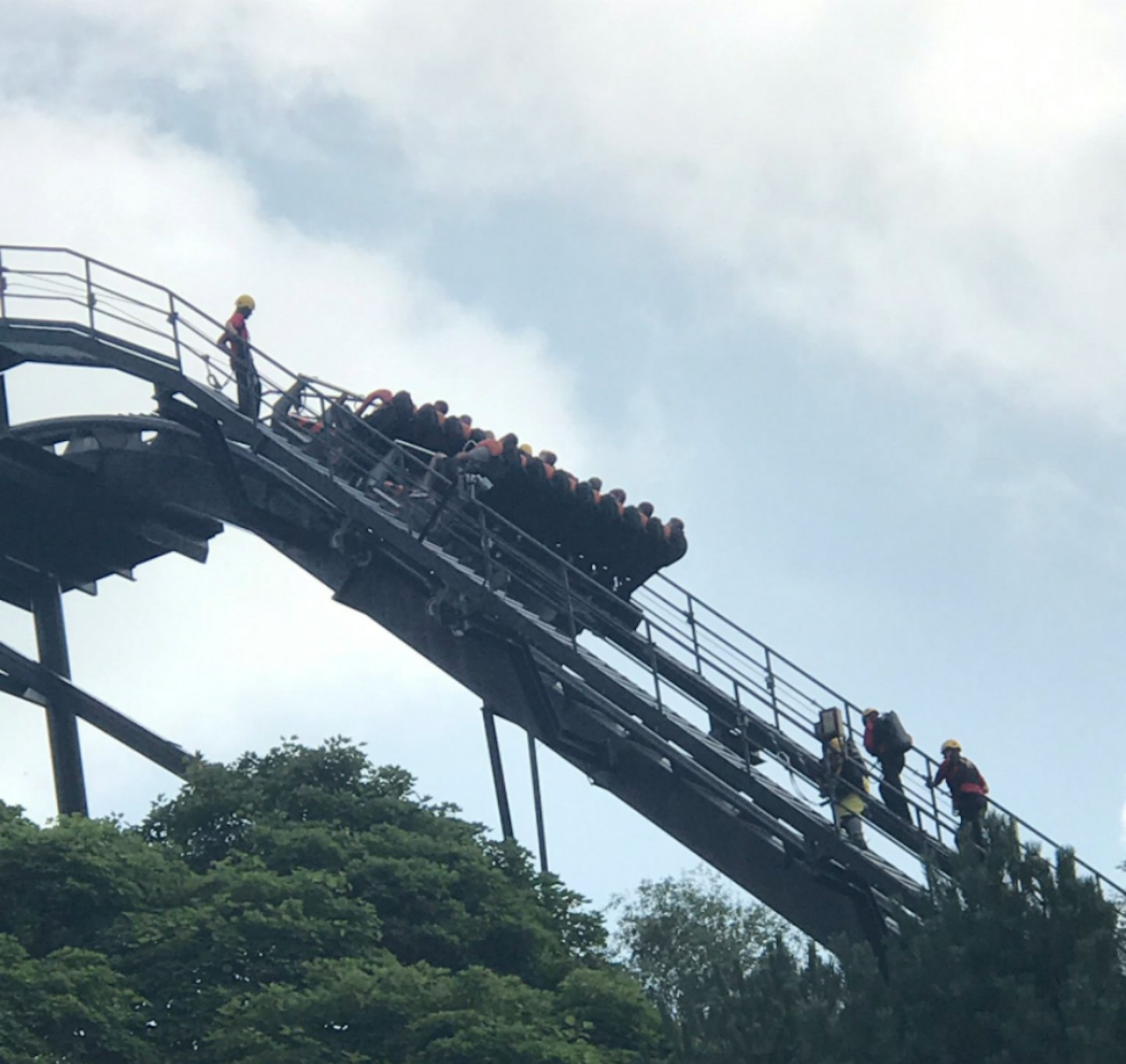 Alton Towers Oblivion roller coaster ride