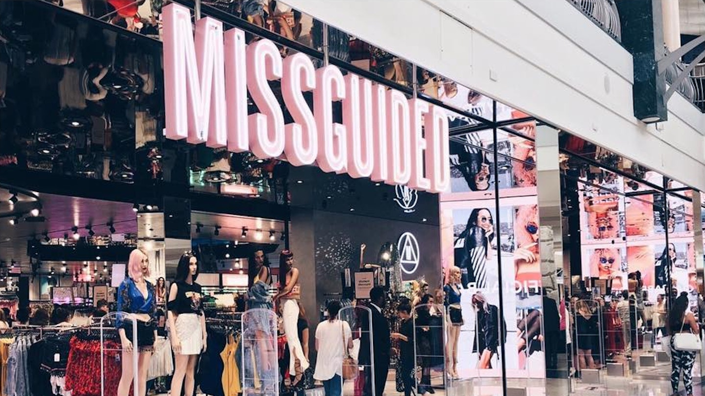 Missguided have come under fire following a controversial sign in