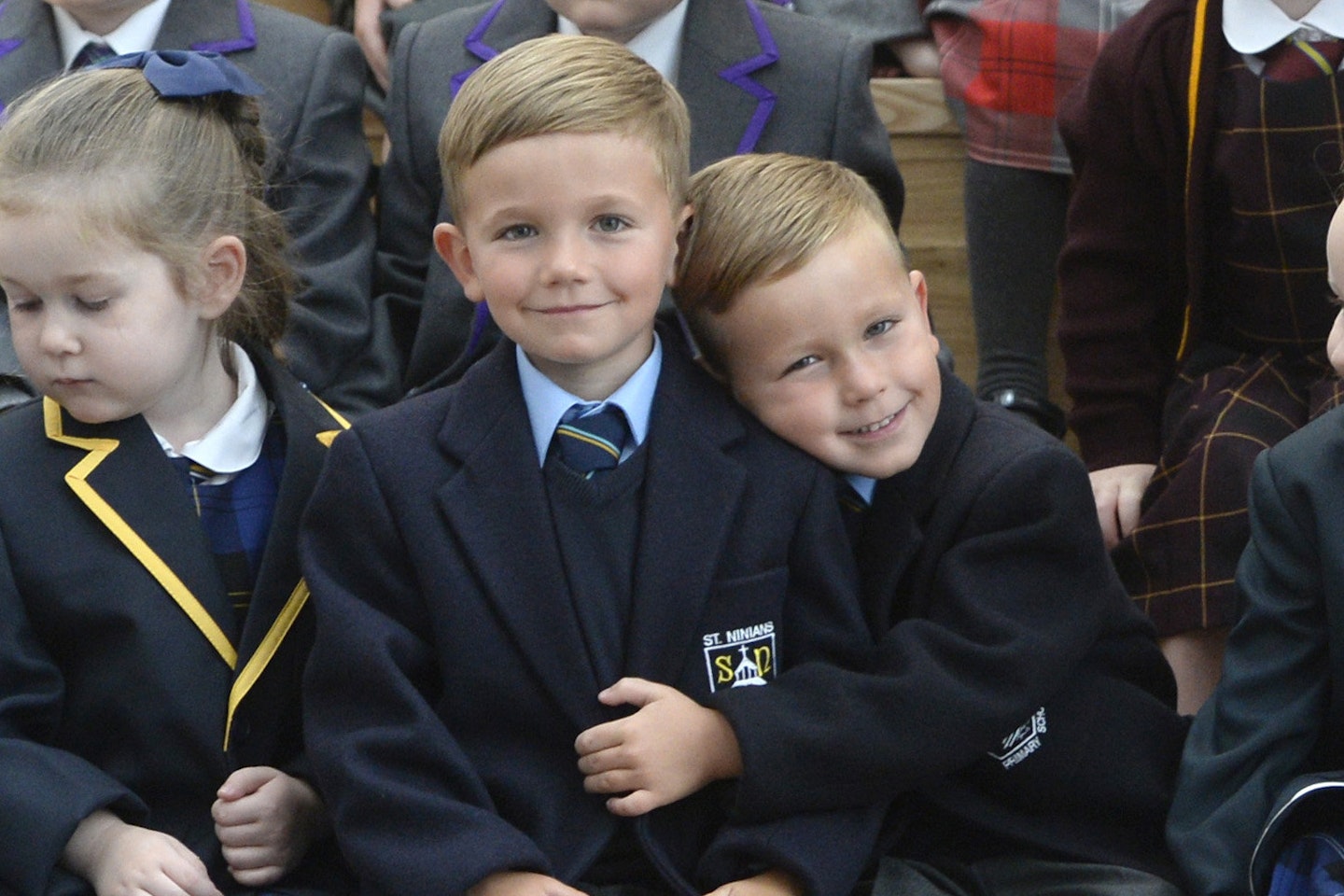 scottish-twins-starting-primary-school-year