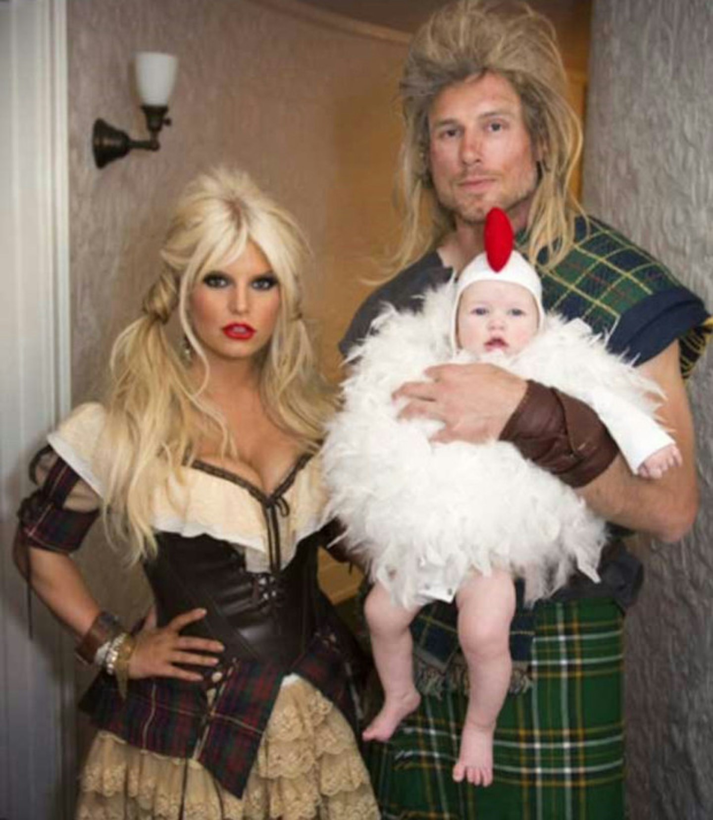 Jessica Simpson and her family