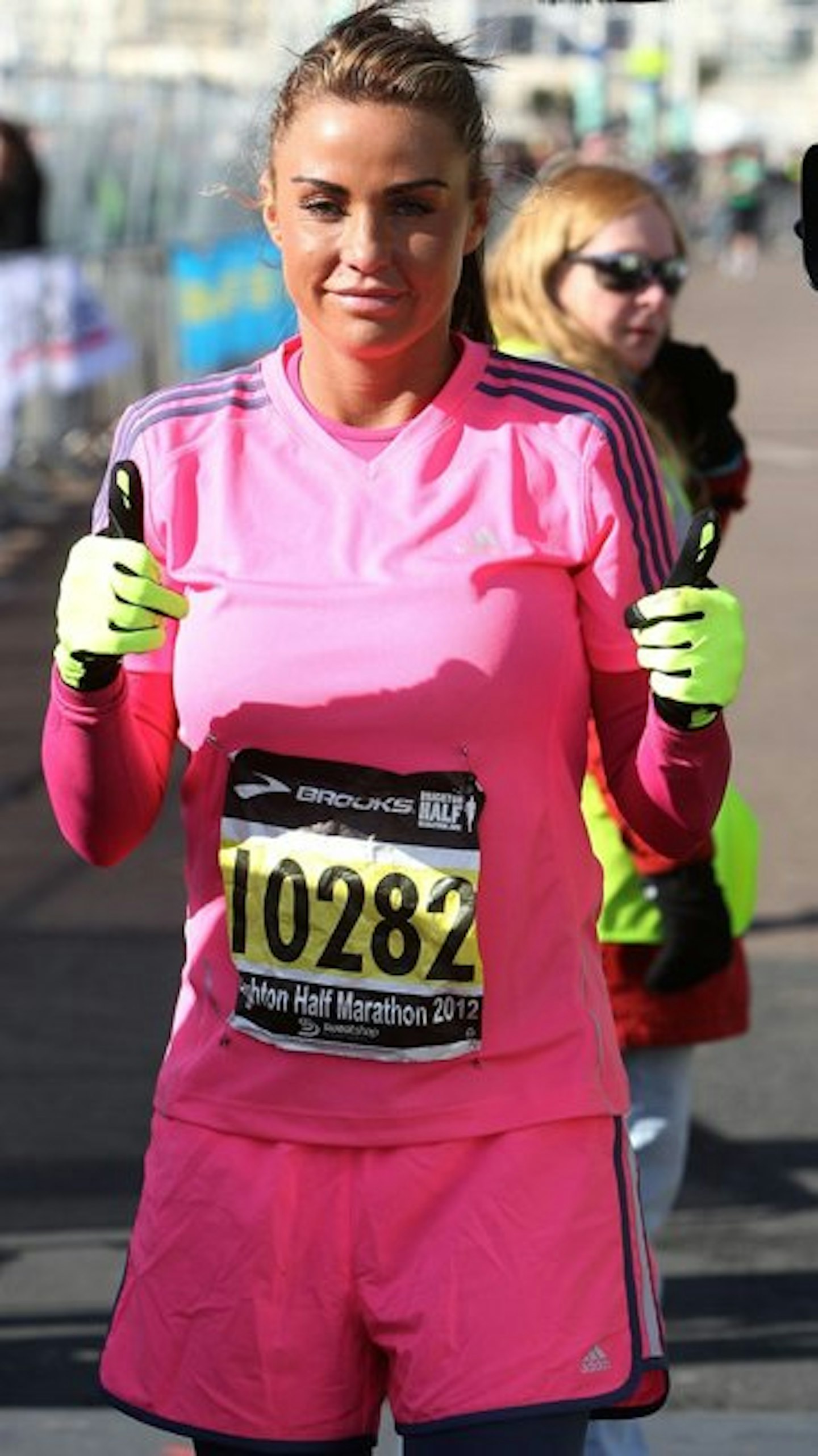 Katie regularly takes part in charity events