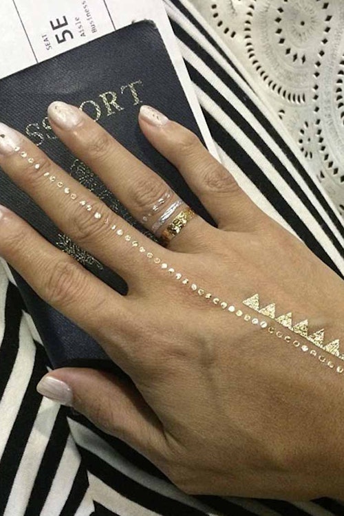 New Tattoo Trend Alert: Beyonce Wears Flash Jewellery-Inspired Tatts On  Holiday | Grazia