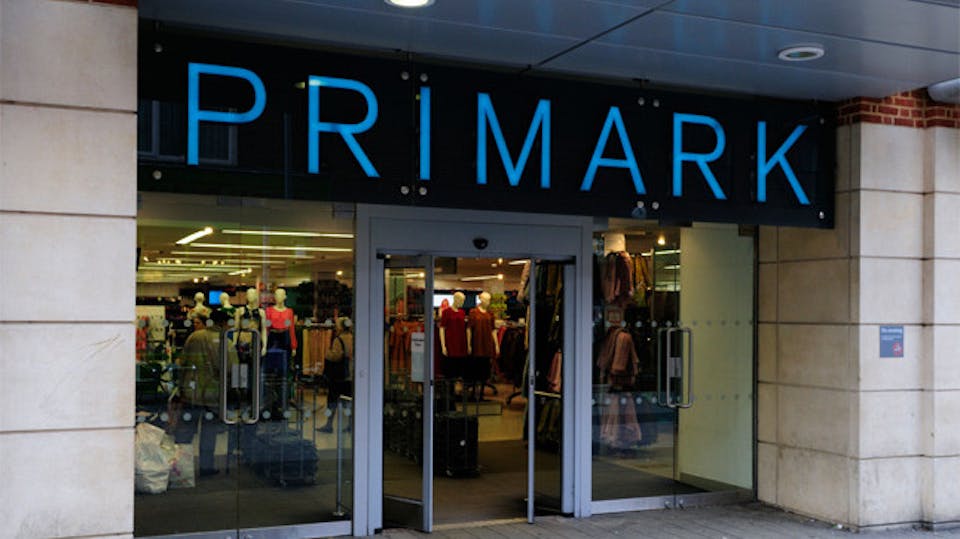 Primark labels sewn into clothes