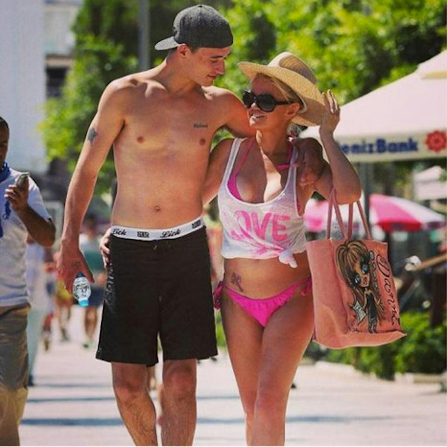 Danniella and Tom during happier times