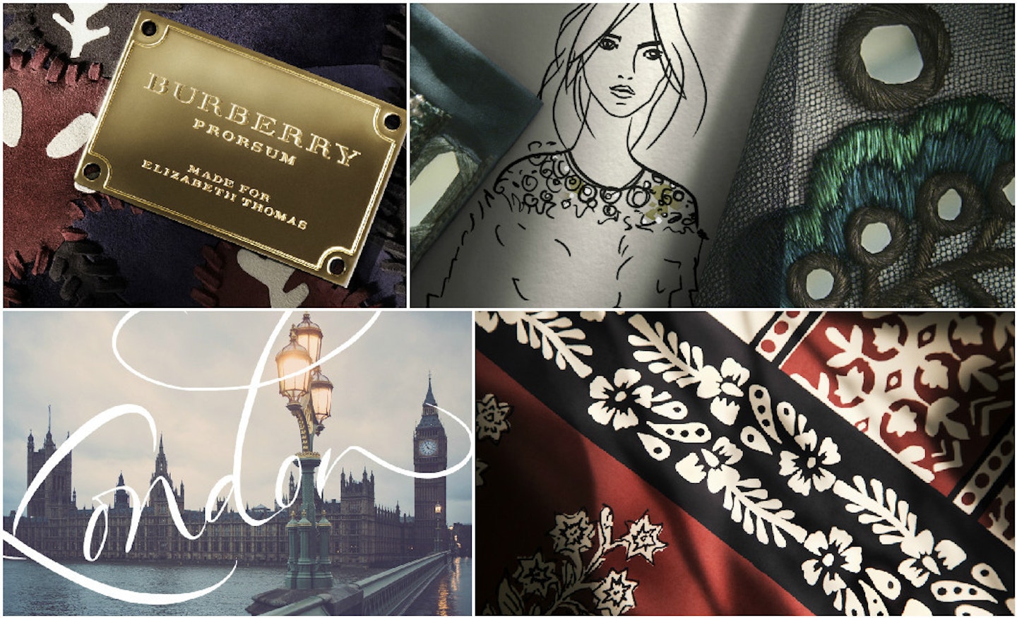 A behind the scenes look at today's Burberry show [Burberry]