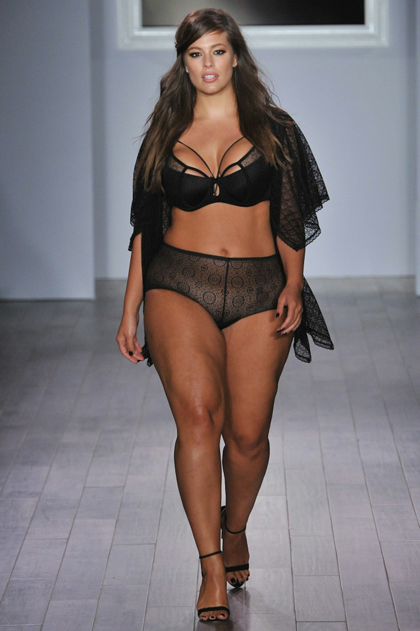 Ashley Graham Shows Off Curves in Lingerie