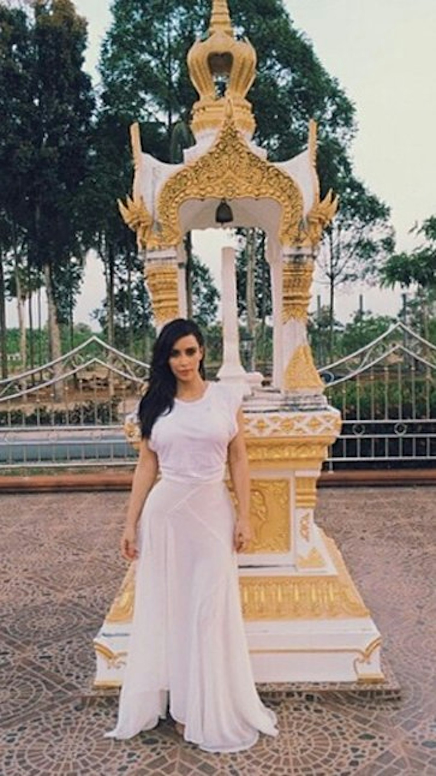 Kim shared plenty of Instagram snaps from her Thai holiday