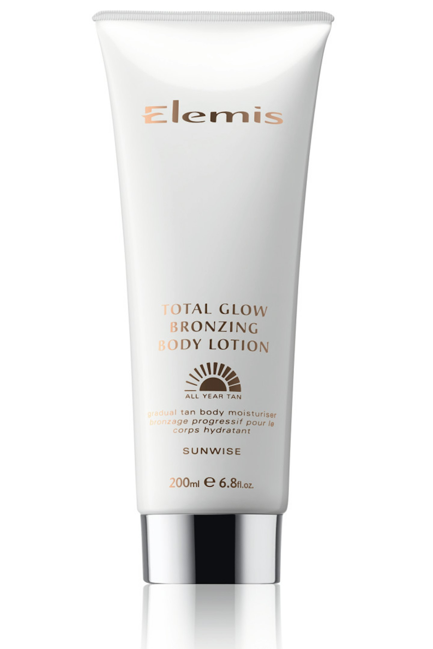 Elemis Total Glow Bronzing Body Lotion, £34.50,www.timetospa.co.uk