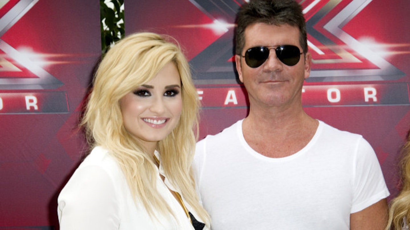 Simon worked with Demi on the US X Factor