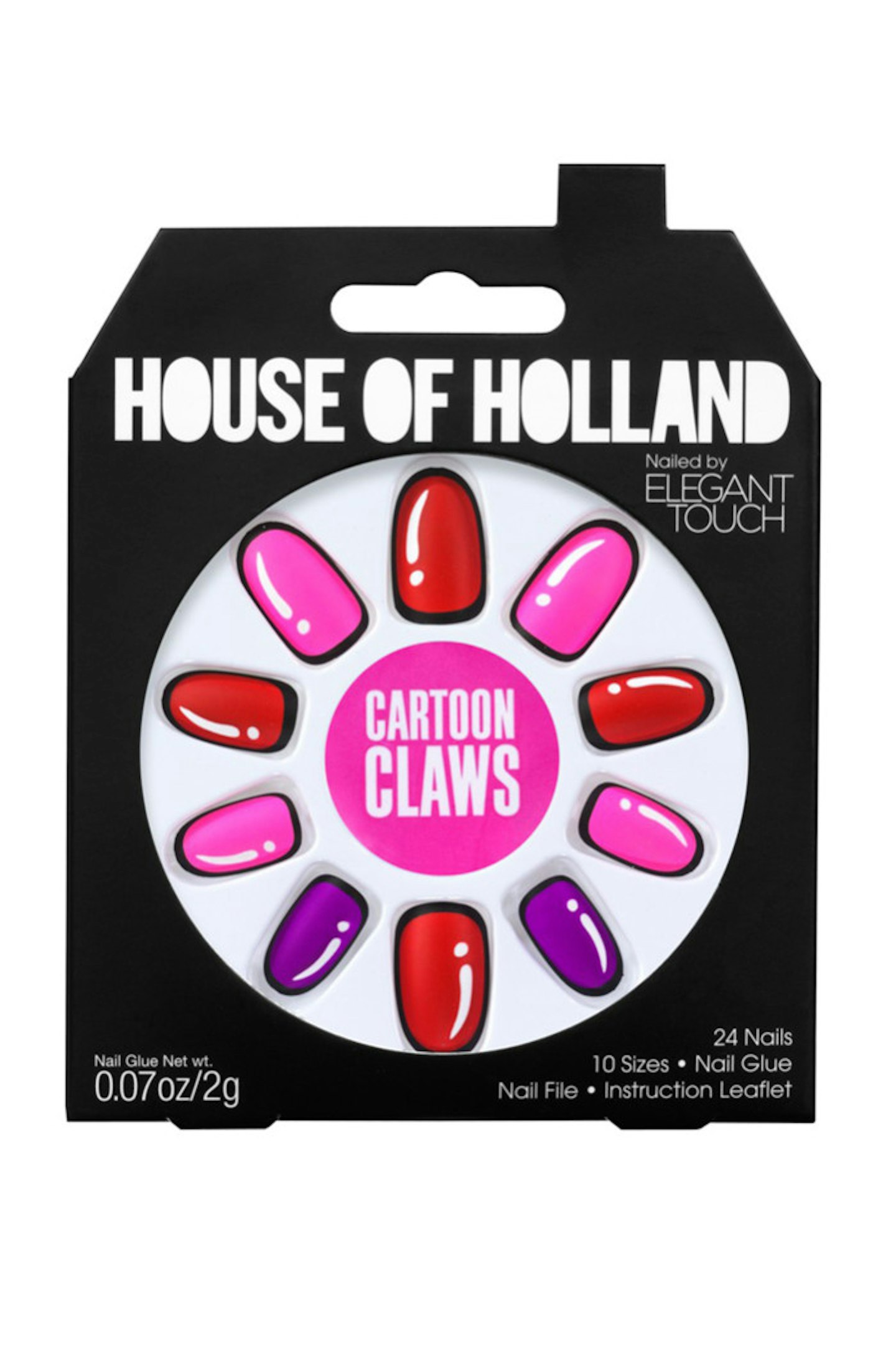 House of Holland for Elegant Touch Cartoon Claws Nails, £7.99, thisisbeautymart.com
