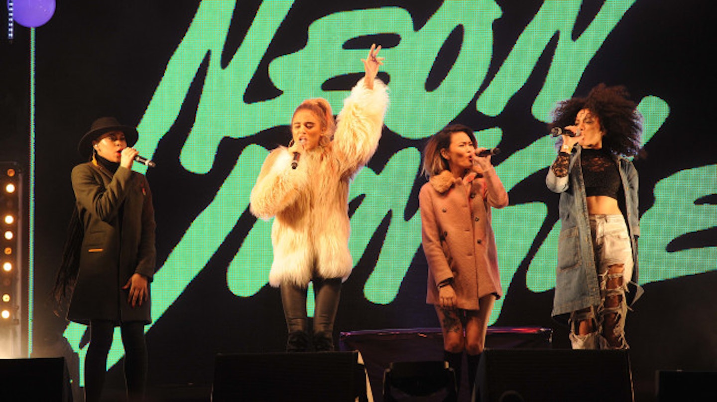 Neon Jungle on stage