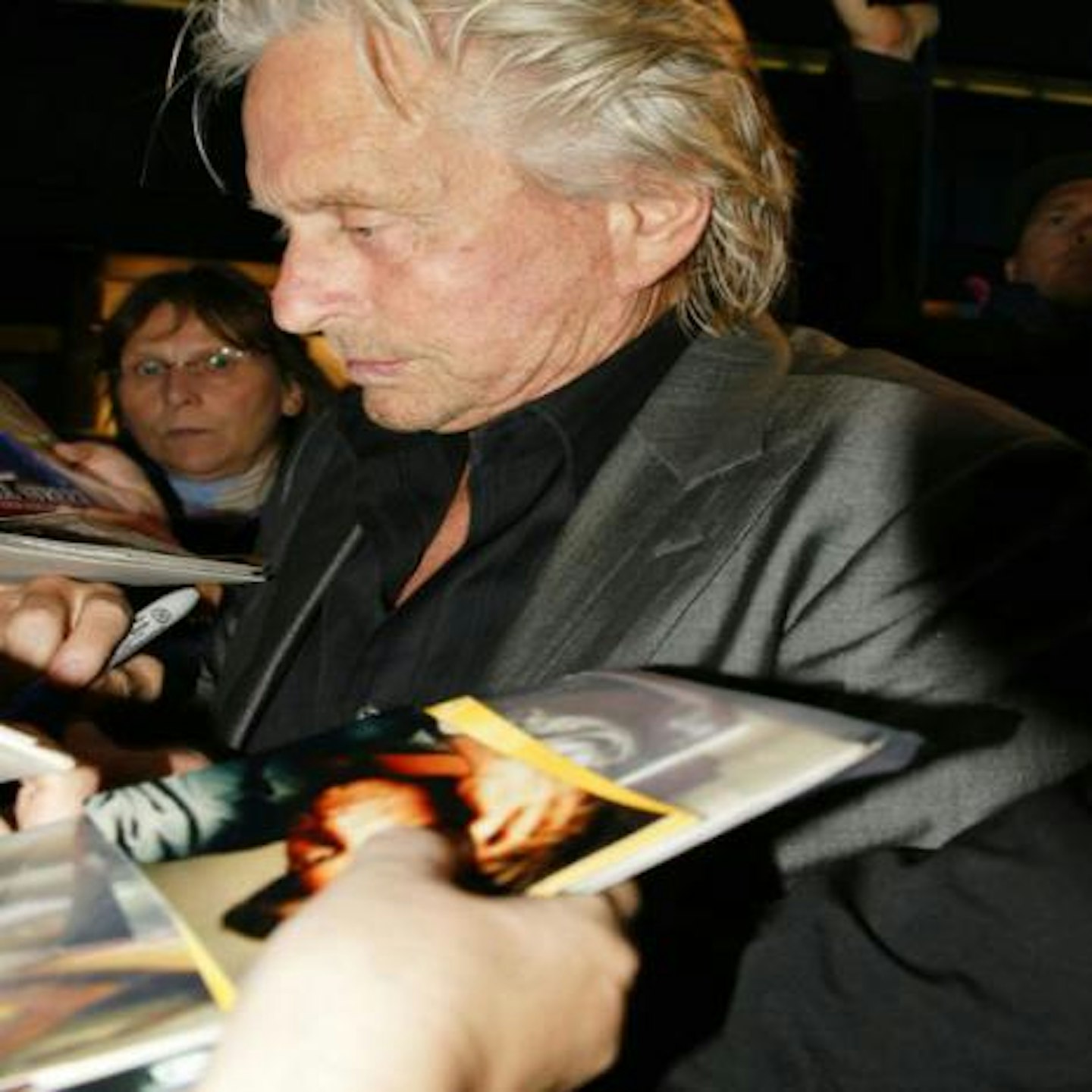 Michael Douglas insists that he and his wife are not experiencing a marriage crisis