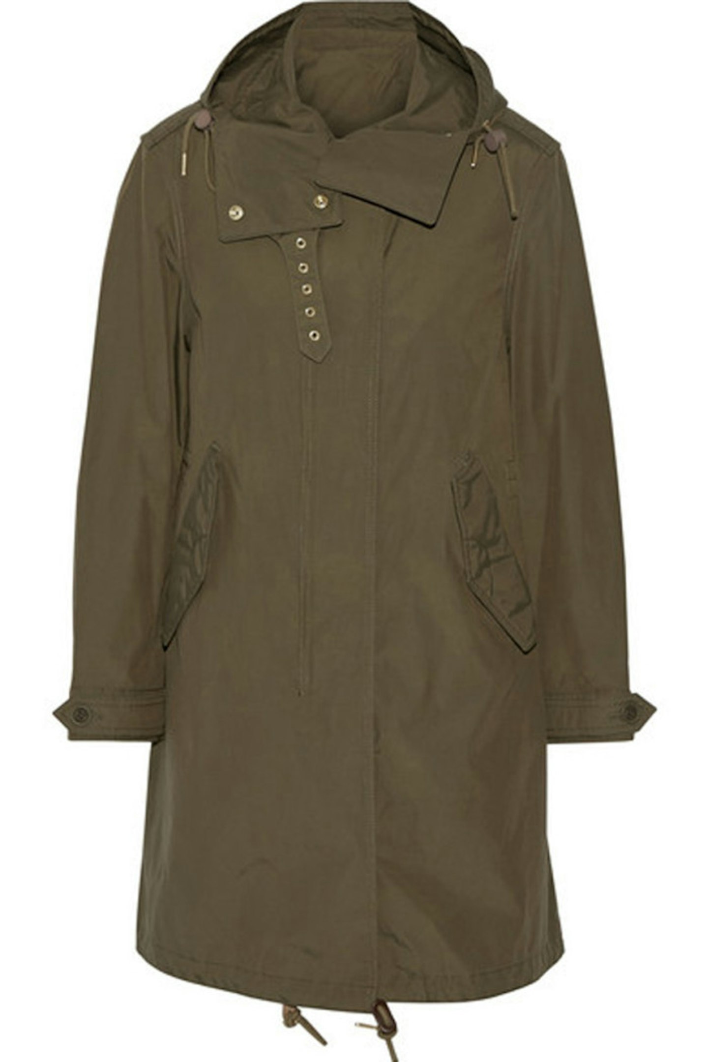 Burberry Brit Hooded Shell Coat
