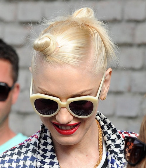 Take it to the salon celebrities with top knots Hair & Beauty Heat