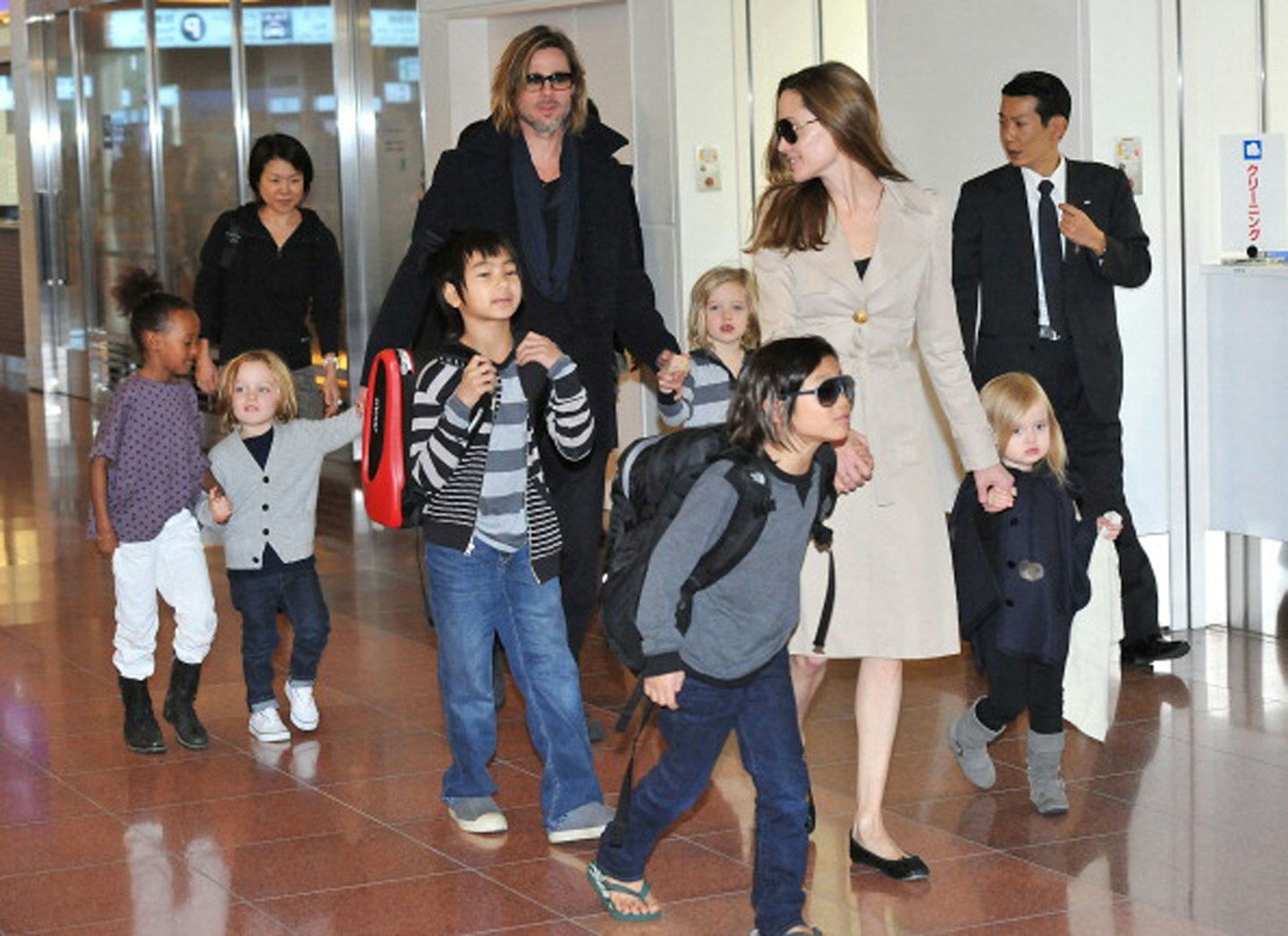 Brad and Ange have six children together between the ages of 13 and 6 (Getty).