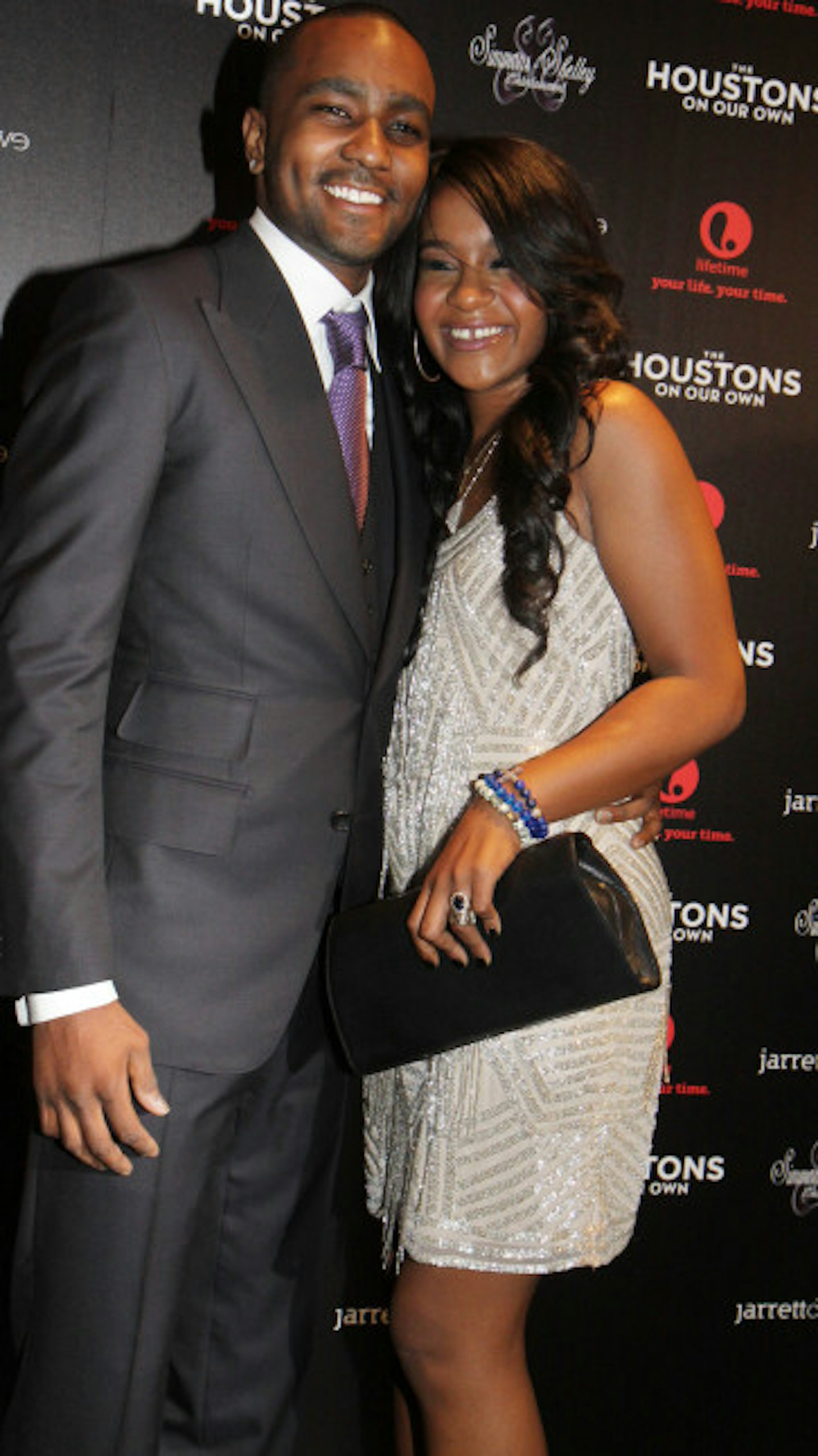 Bobbi with husband Nick Gordon