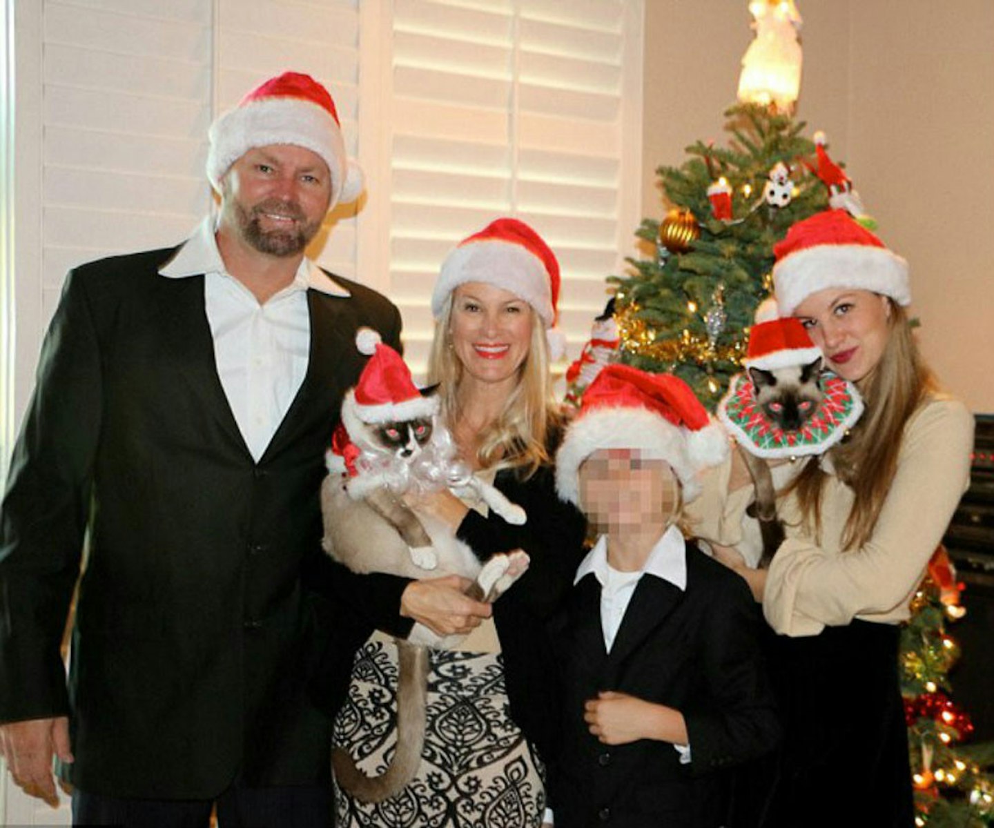 Briana (far right) and her family