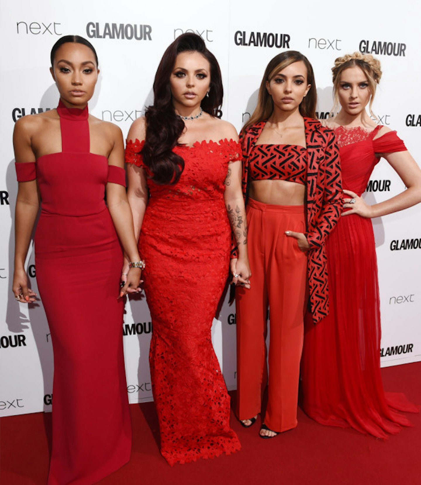 glamour-awards-outfits-little-mix-red-dresses