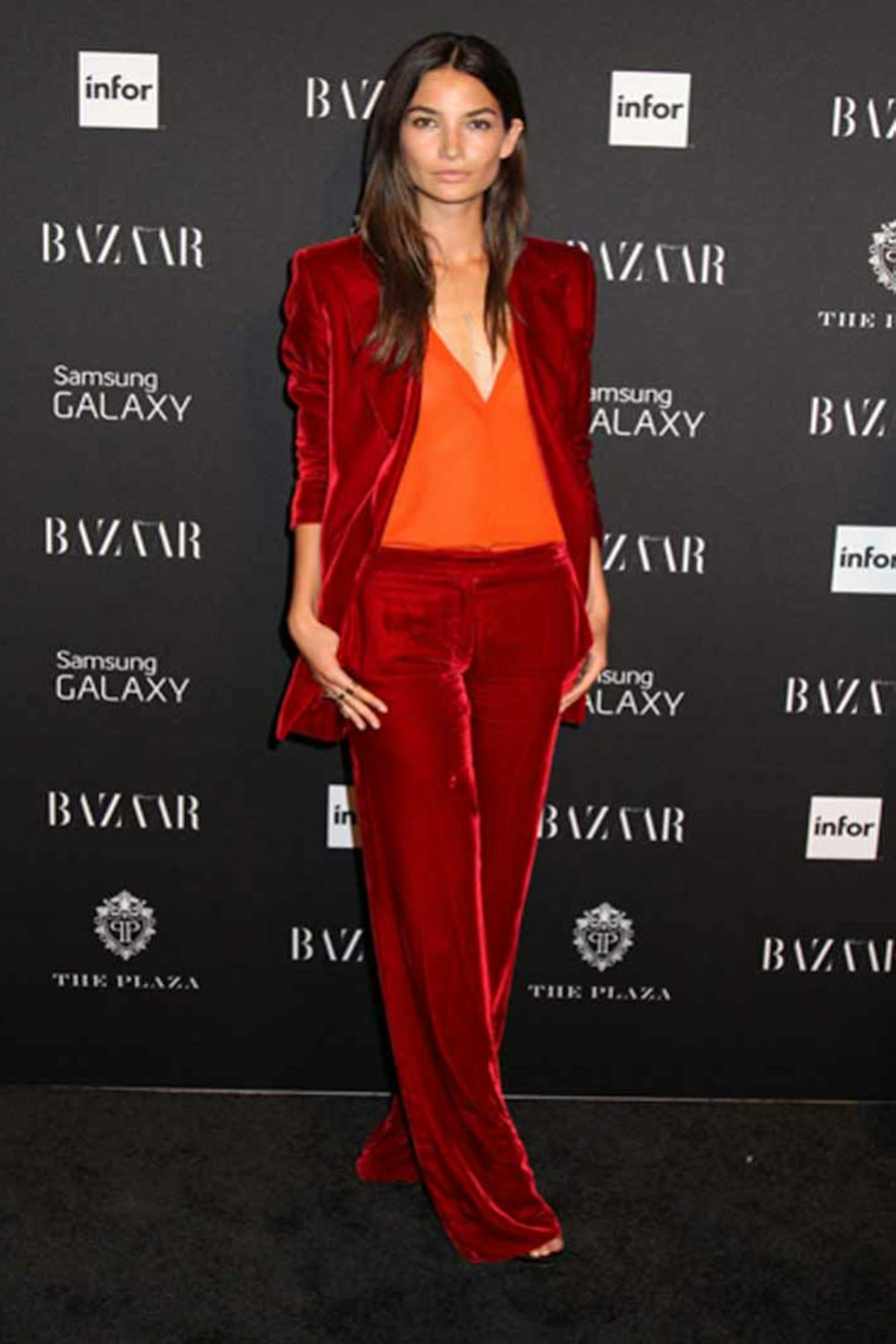 Lily Aldridge at Harper's Bazaar Celebrate Icons by Carine Outfield, New York - 5 September 2014