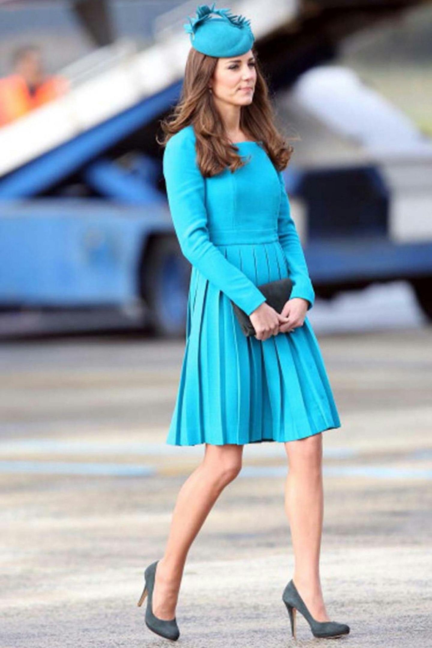 The Duchess of Cambridge in Emilia Wickstead at Dunedin, 13 April 2014