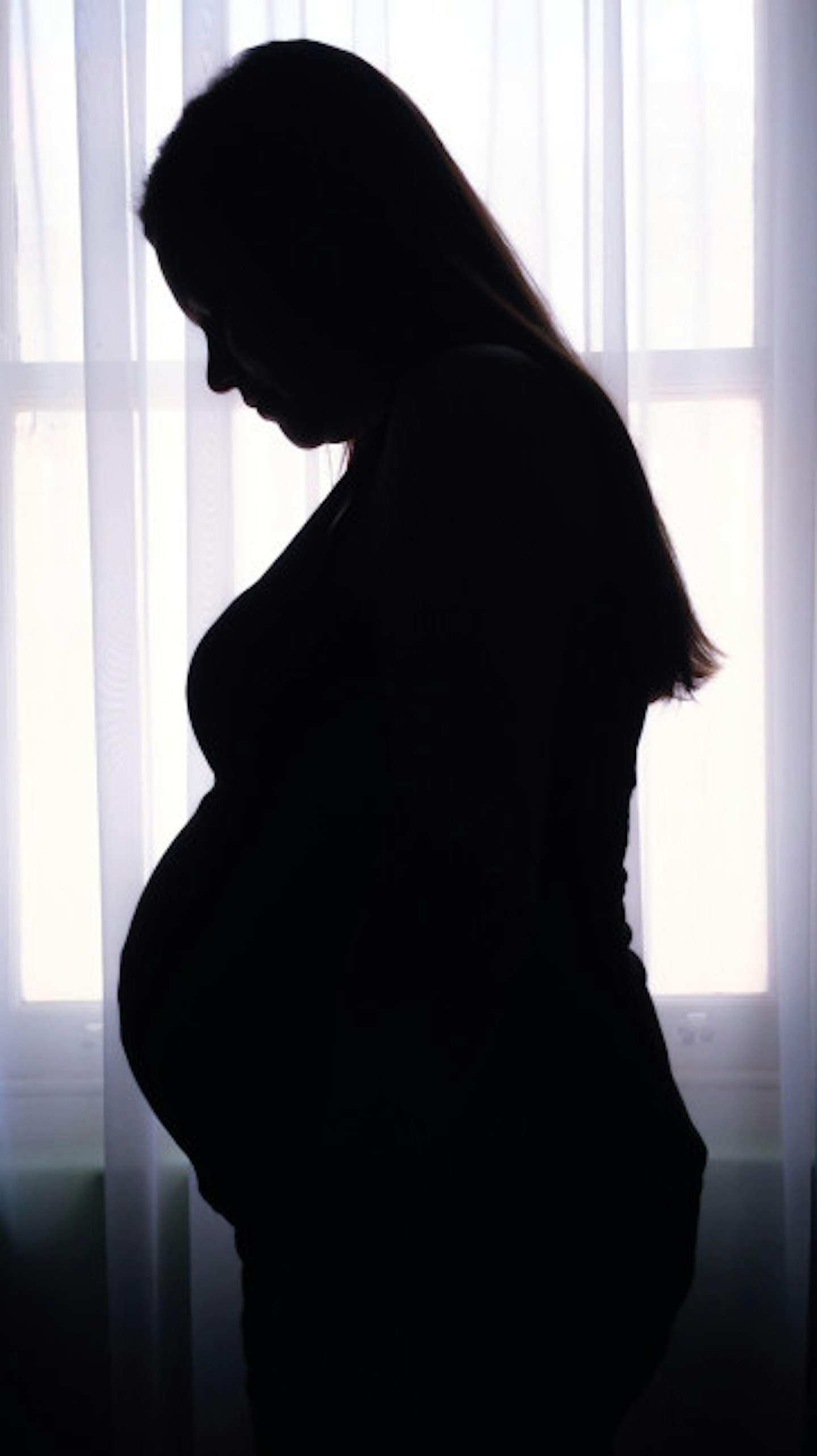 The pregnant woman was in 'obvious distress' (stock image)
