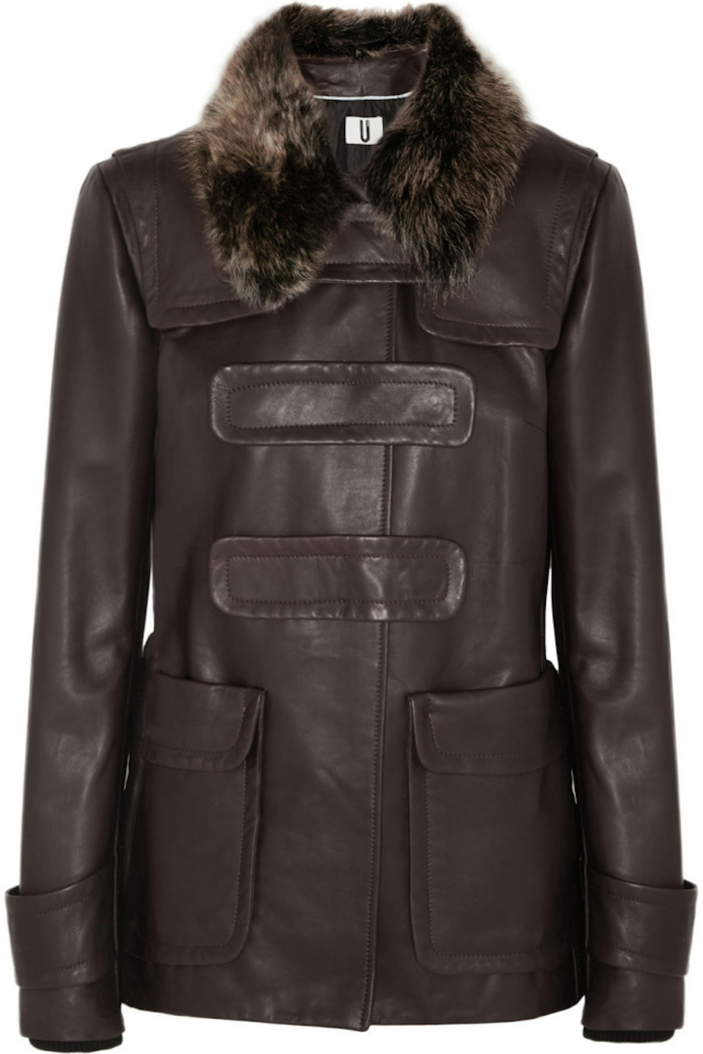 Topshop Unique Inverness Leather Jacket, £575.00