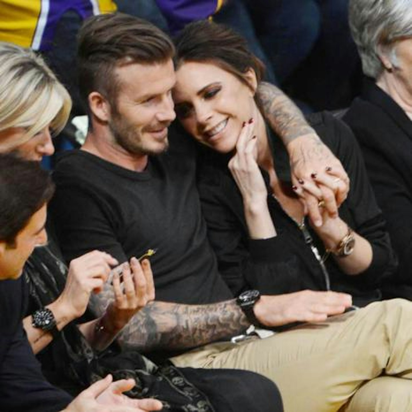 Victoria Beckham is one of the wolrd's best known fashion designers - and she definitely seems happy doing it with David's name!
