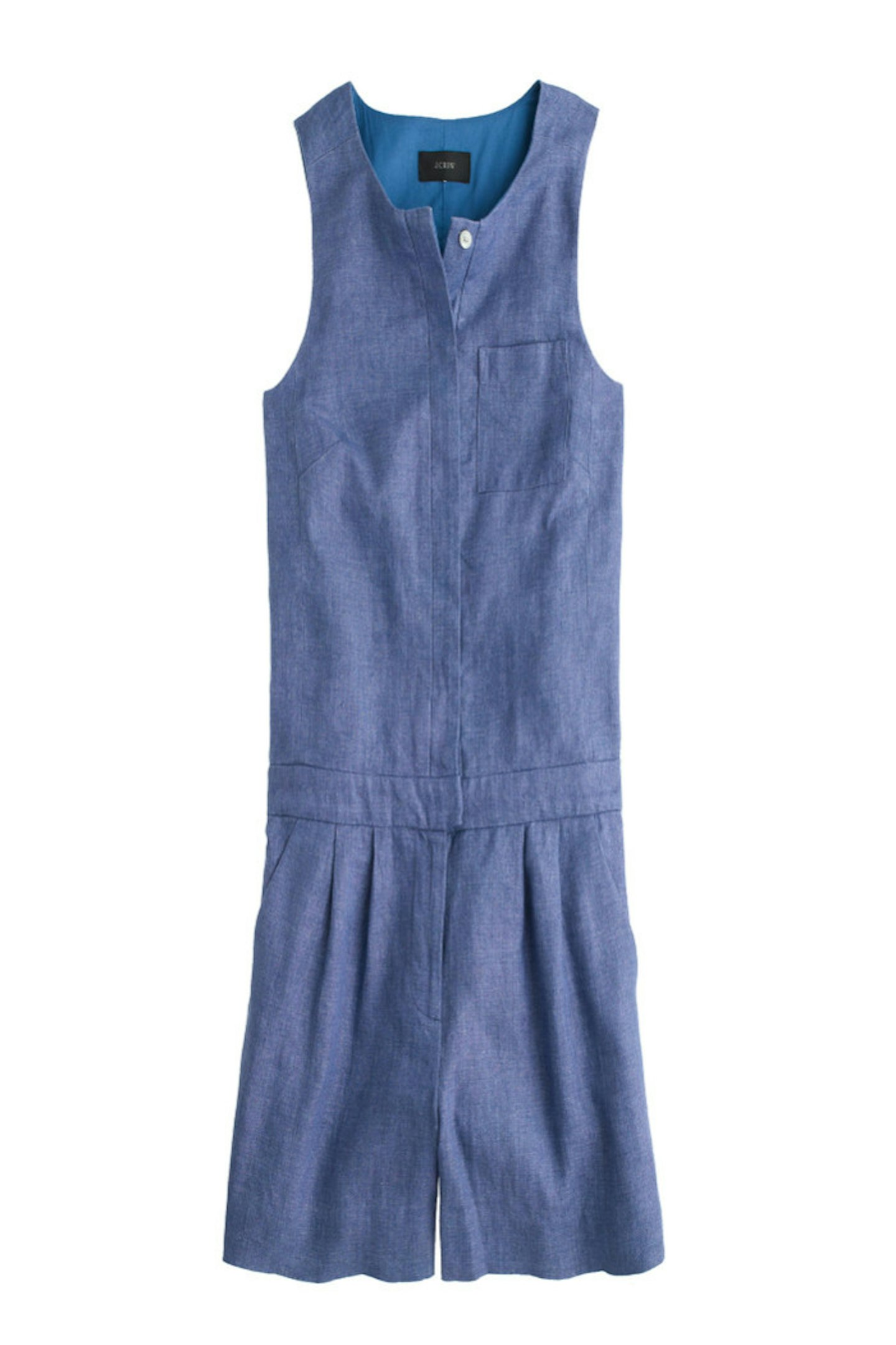 This sharped tailored playsuit can be paired with a white pair of sneaker to make your look more sporty.