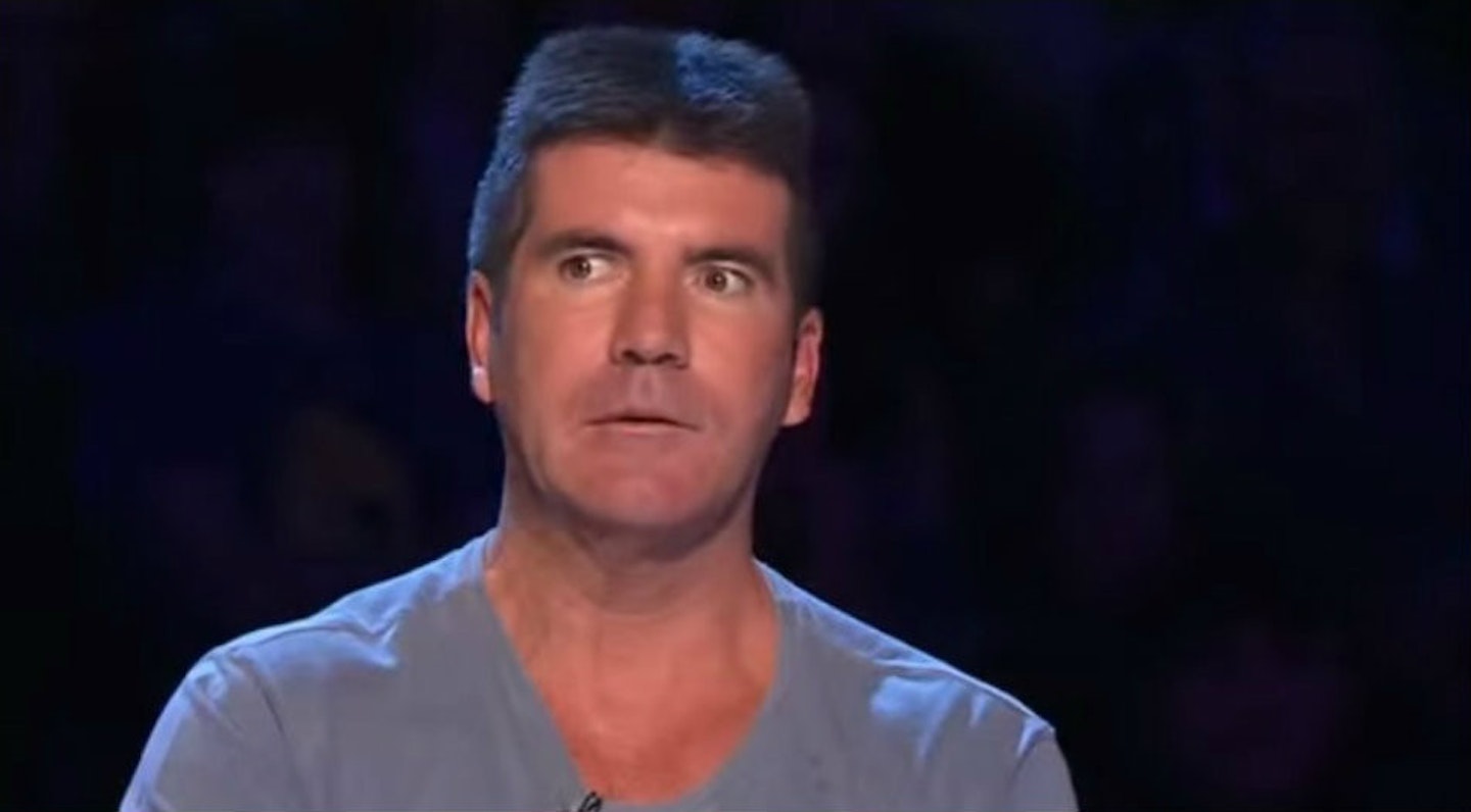 DON'T YOU DARE LEAVE US WITH HER, SIMON
