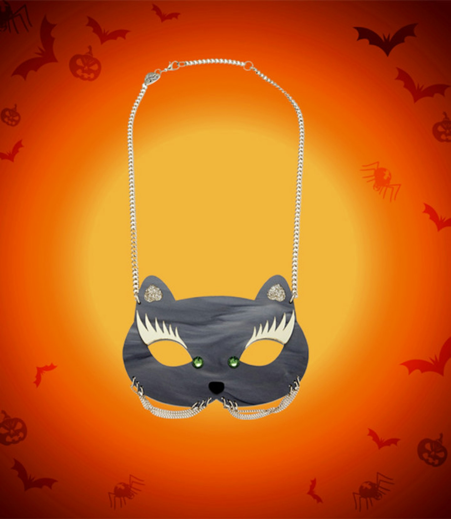 Cat mask necklace