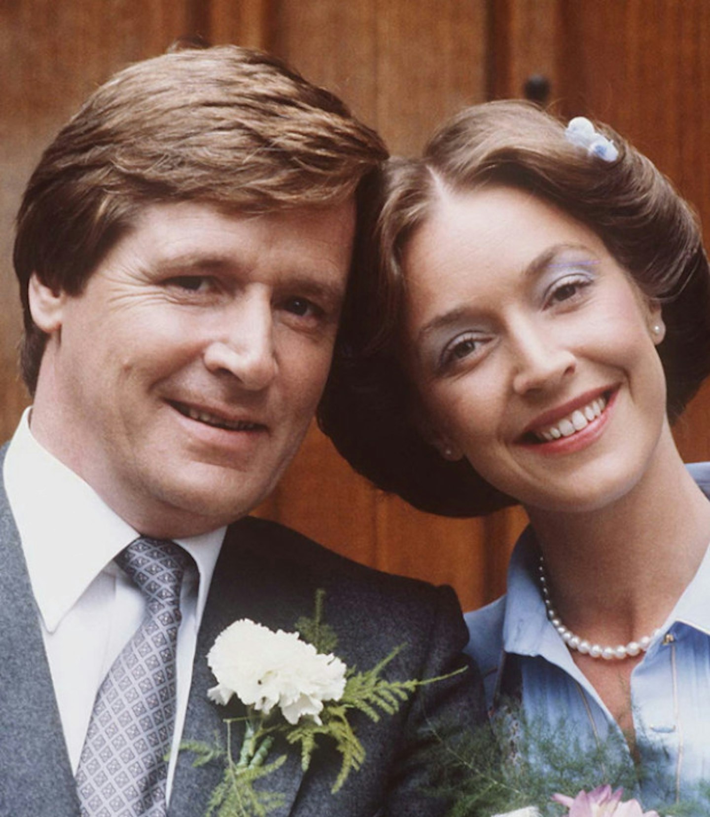 Ken tied the knot with Deirdre and her nice hair back in 1981