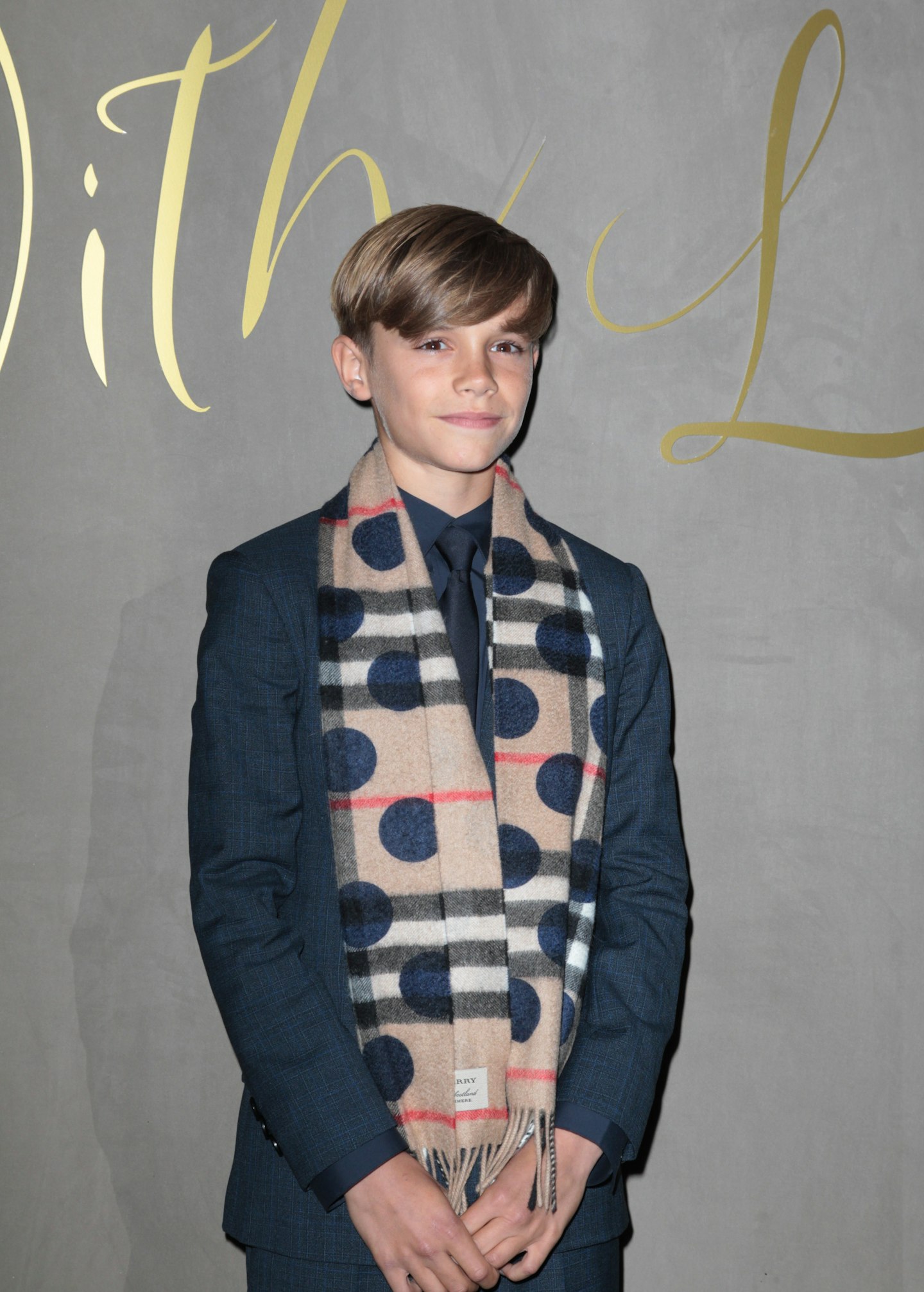romeo-beckham-burberry-red-carpet