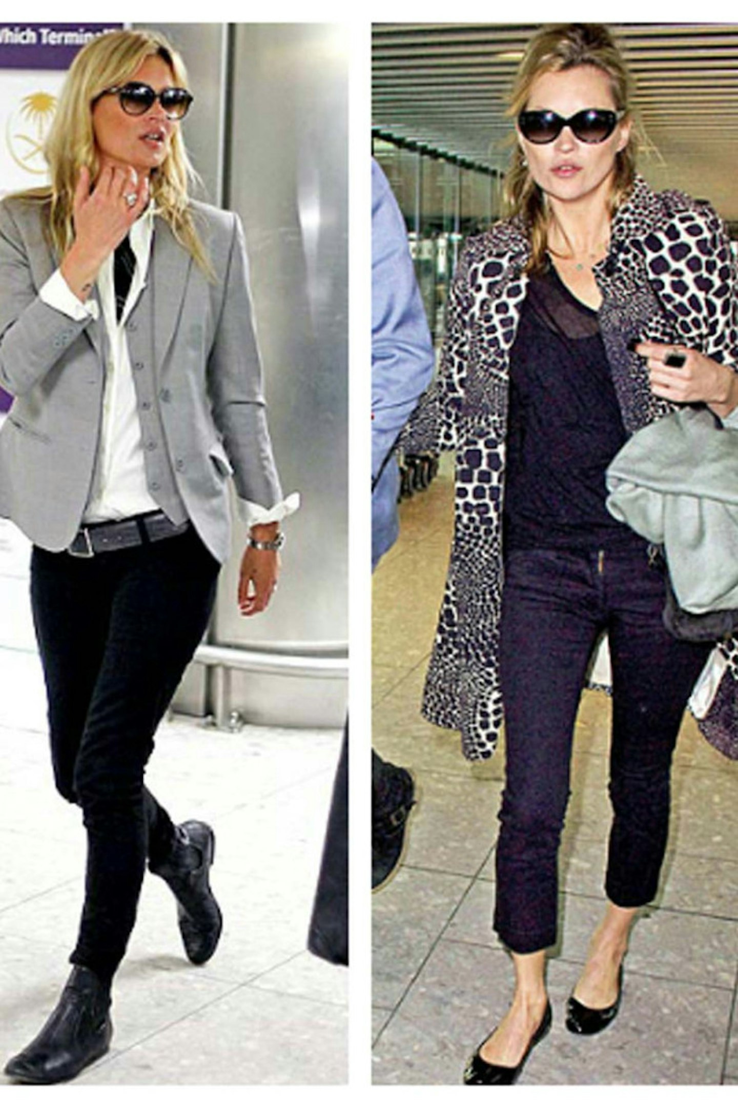 Kate Moss's Airport Looks