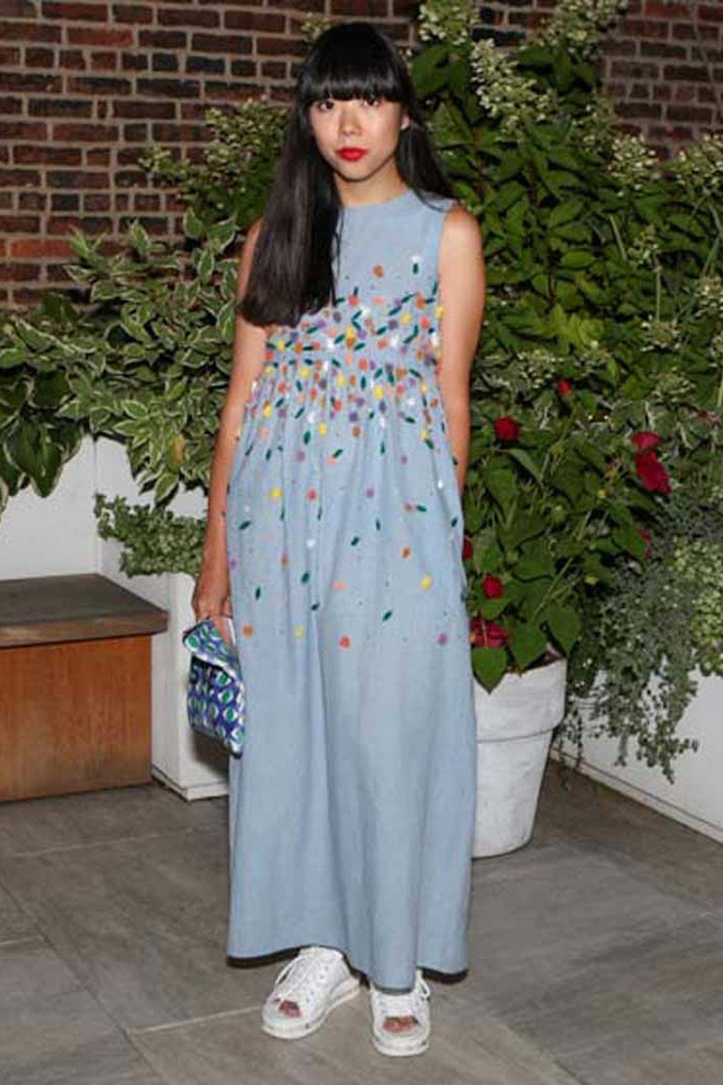 Susie Bubble at the Farfetch x Suno SS15 dinner