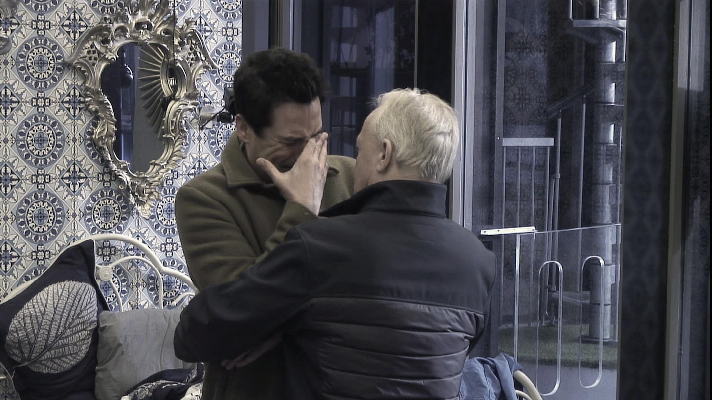 kavana-keith-chegwin-hug-celebrity-big-brother