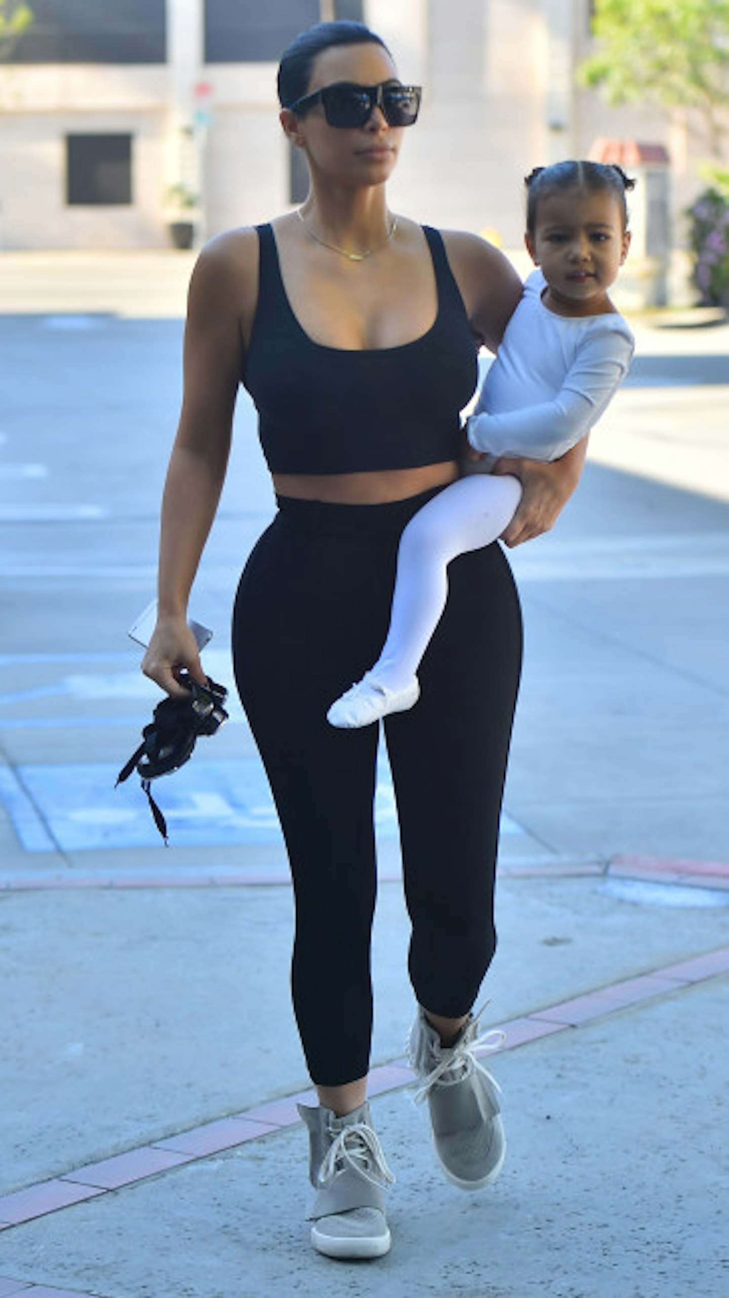 Kim and daughter North