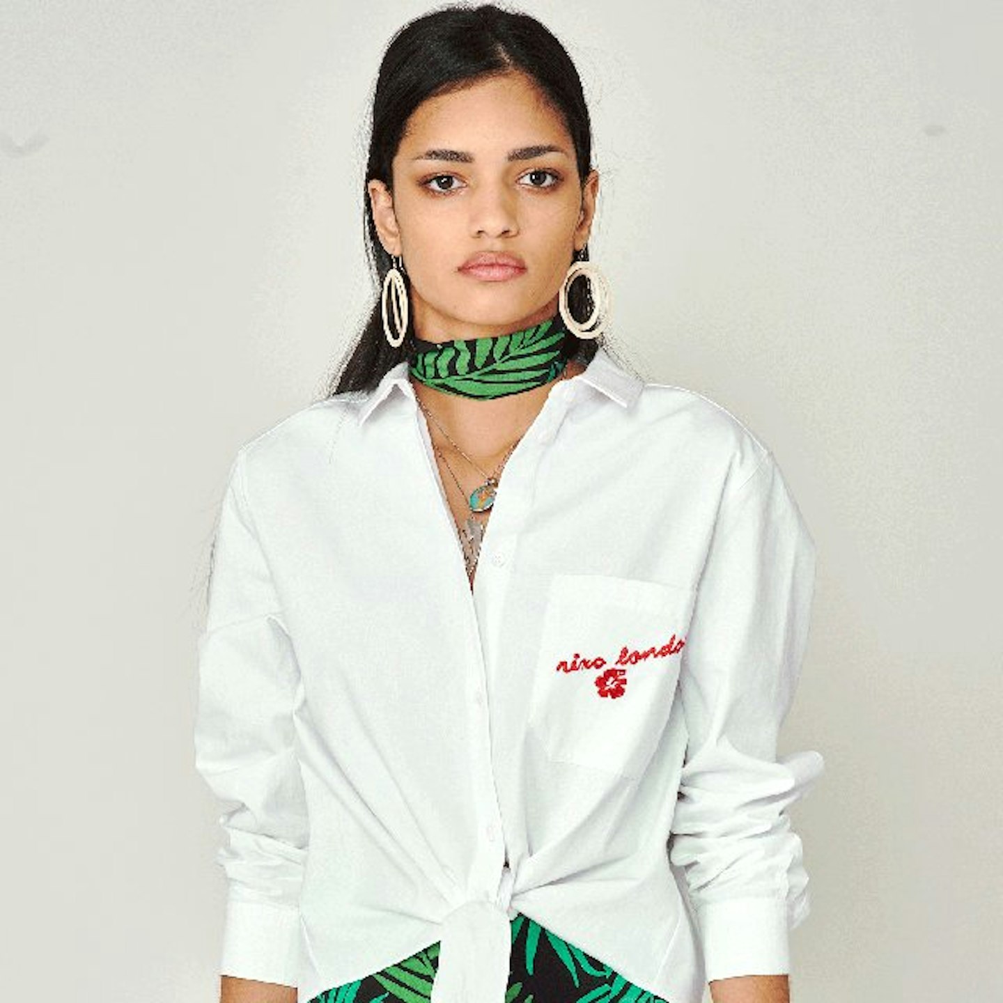 Rixo-Lola-Oversized-Embroidery-Shirt