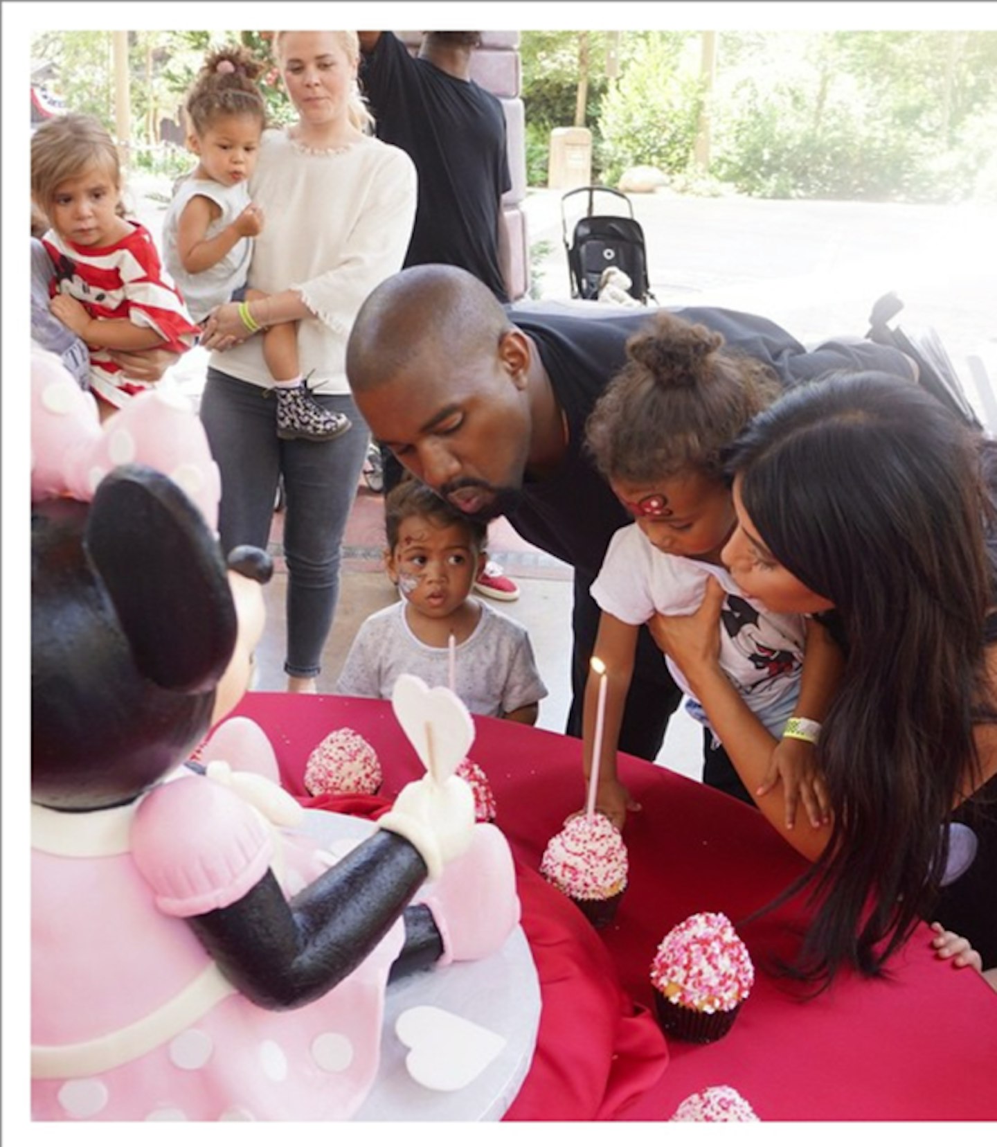 Thursday: Kim, Kanye & North