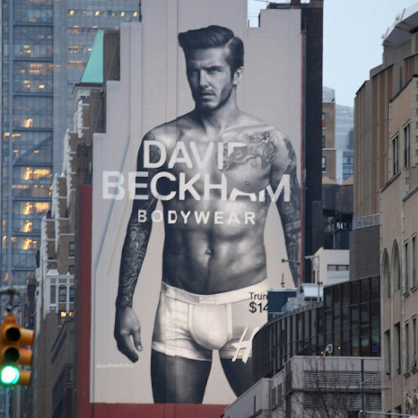 These days, Becks is no stranger to posing in his small pants
