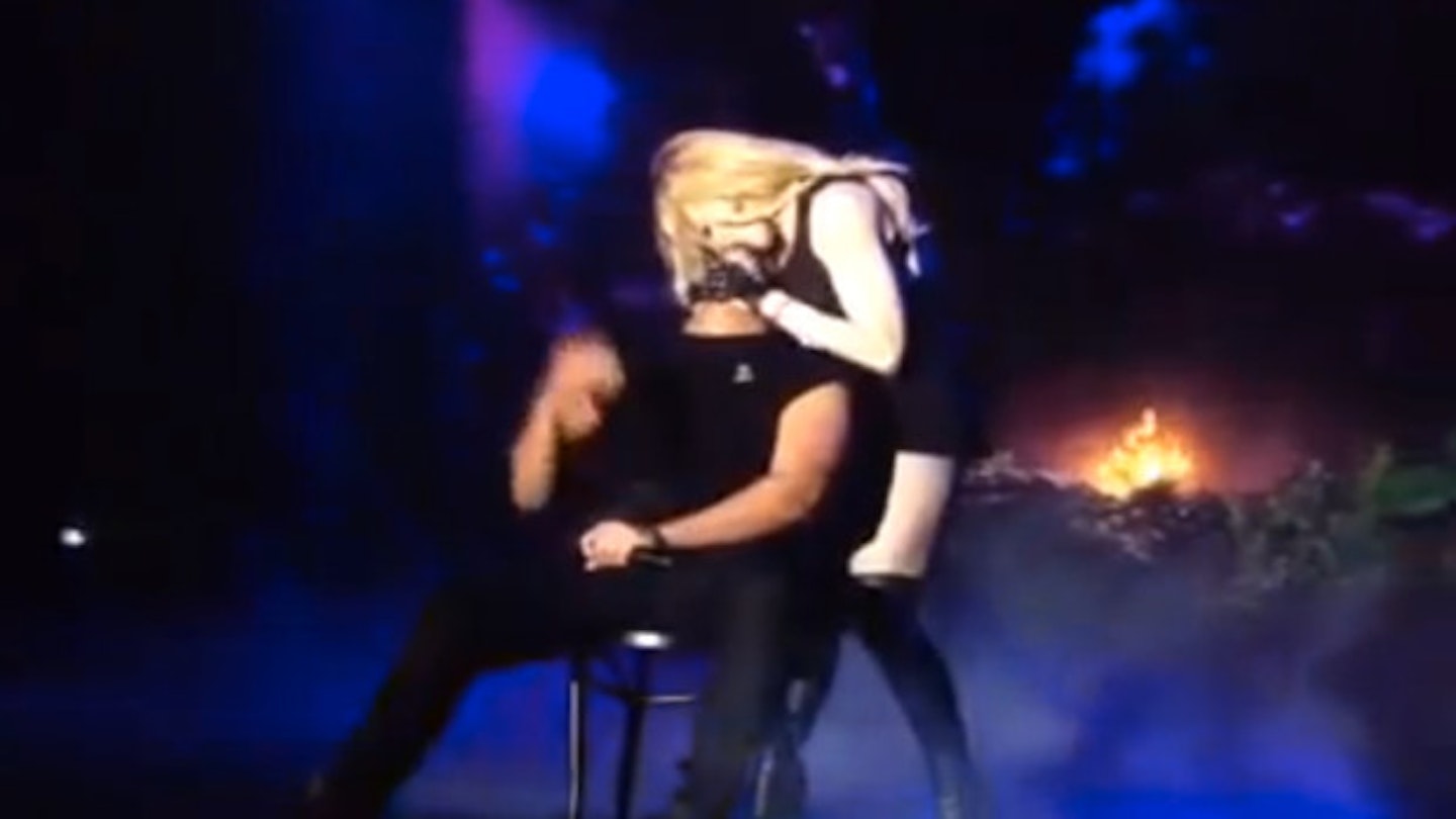 Madonna Kisses Drake, He Doesn’t Know His Luck