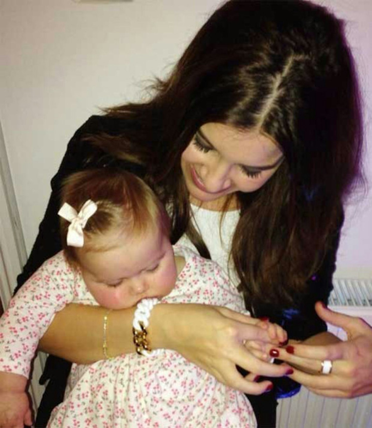 February 2013: Imogen Thomas welcomed daughter Ariana