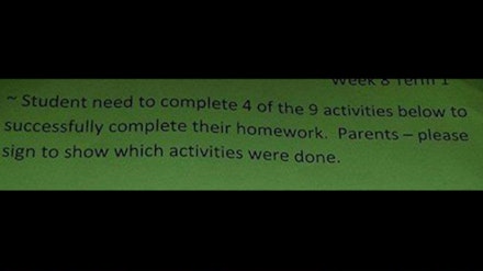 SEE: The 6-year-old’s homework sheet that’s got every parent (and teacher) talking
