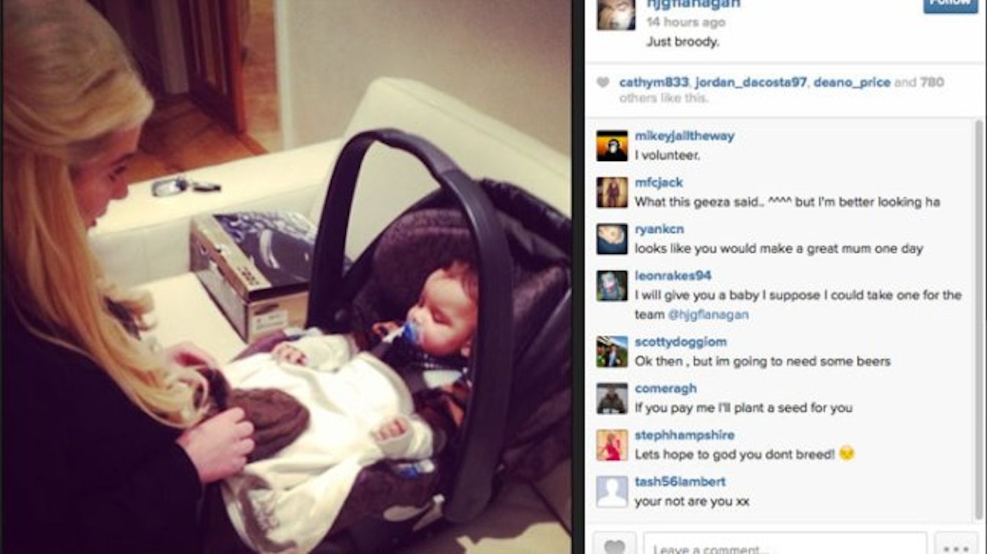 Spending time with a friend's baby has left Helen feeling broody
