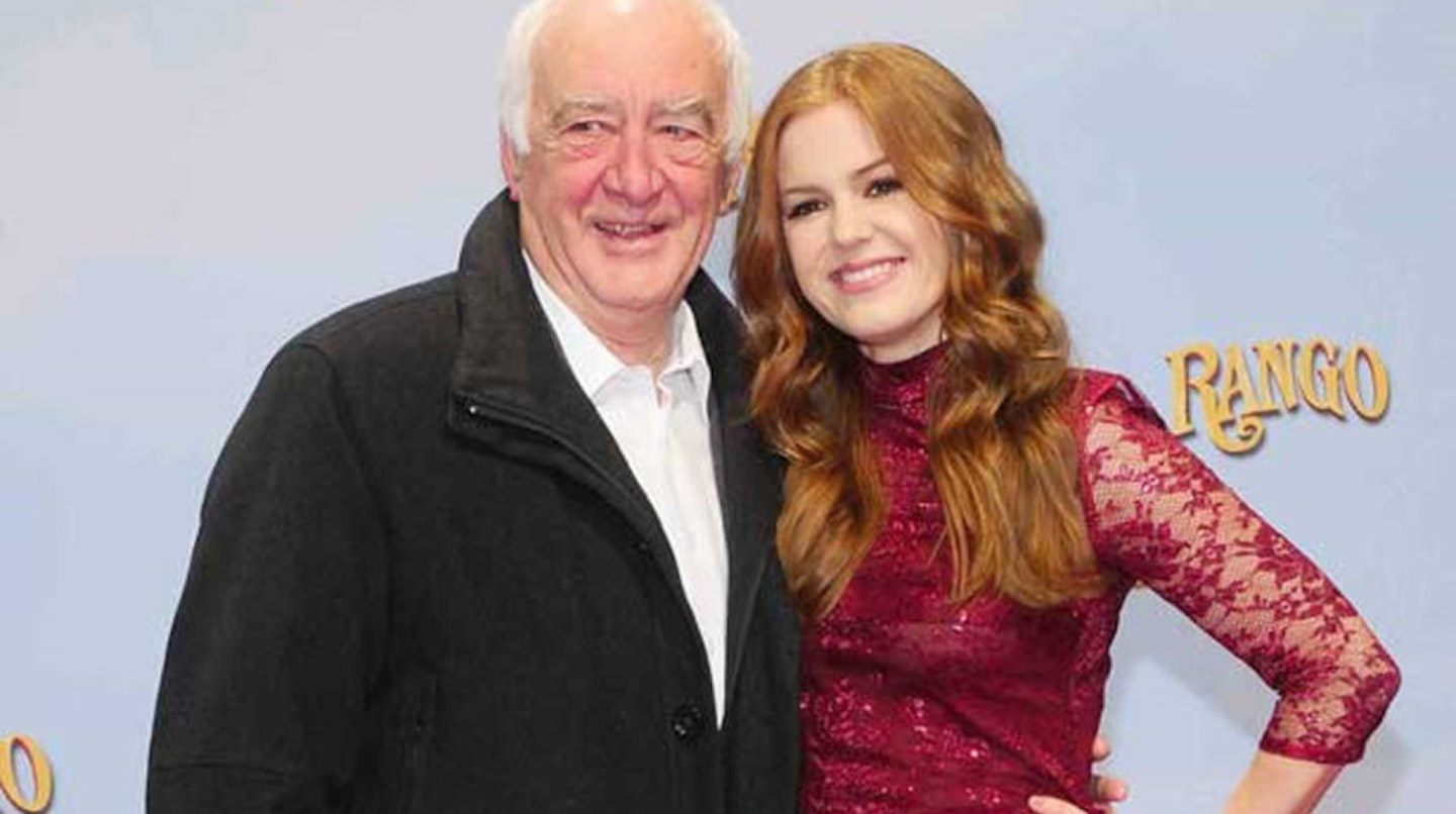 Isla Fisher and dad Brian